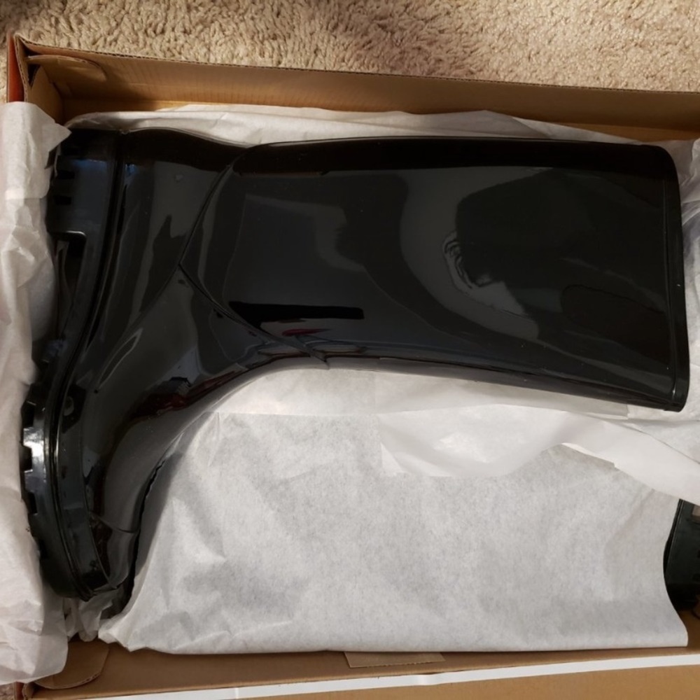 New Arizona Jean Co. Winston Black rubber rain boots